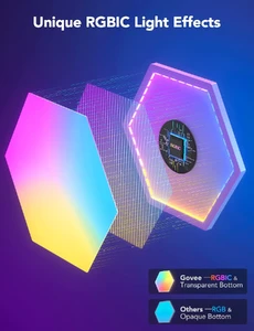 Світлодіодні панелі Govee Glide Hexa RGBIC, 10 шт - Фото 4