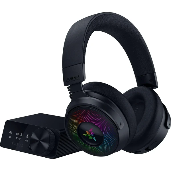 Бездротові ігрові навушники з OLED контролем Razer Kraken V4 Pro Black
