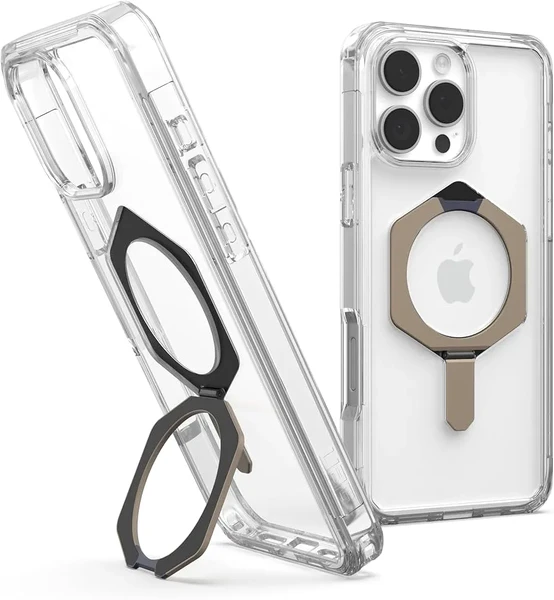 Прозорий титановий чохол з підставкою Urban Armor Gear Plyo XTE Mag для iPhone 16 Pro