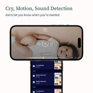 Умная радионяня Owlet Cam Smart Video Baby Monitor with Video Camera and Audio - Secure WiFi, 1080p Night Vision, Customize Cry, Sound and Motion Alerts, 2-Way Audio, Mounting kit - Фото 4