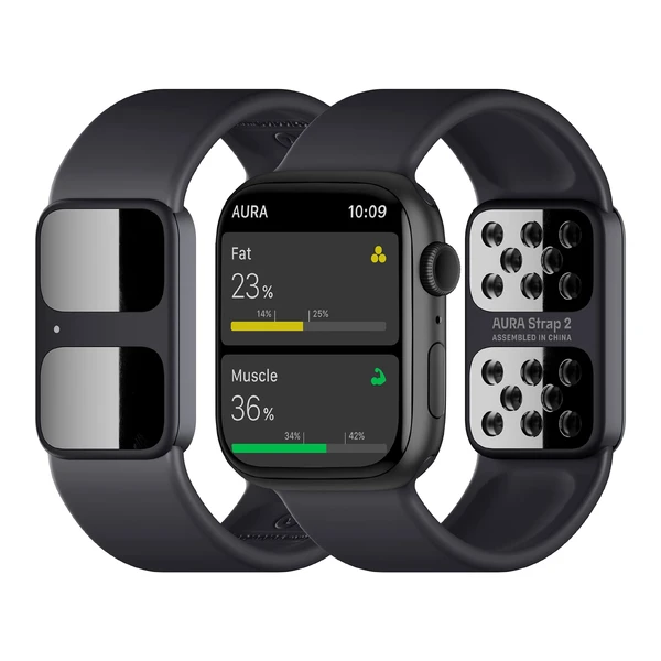 Ремінець AURA Strap 2 Coal Black для Apple Watch 41mm | 40mm | 38mm у Тернополі