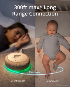 Моніторинг сну та серцебиття для немовлят з AI детекцією плачу eufy Baby Smart Sock - White - Фото 6
