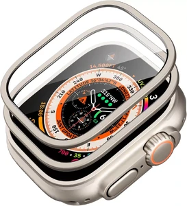 Защитное стекло с рамкой для Apple Watch Ultra 49mm ESR Armorite — 2 шт.