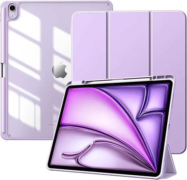 Чехол TiMOVO Slim Stand Protective Cover Light Purple для iPad Air 13" M2 (2024)