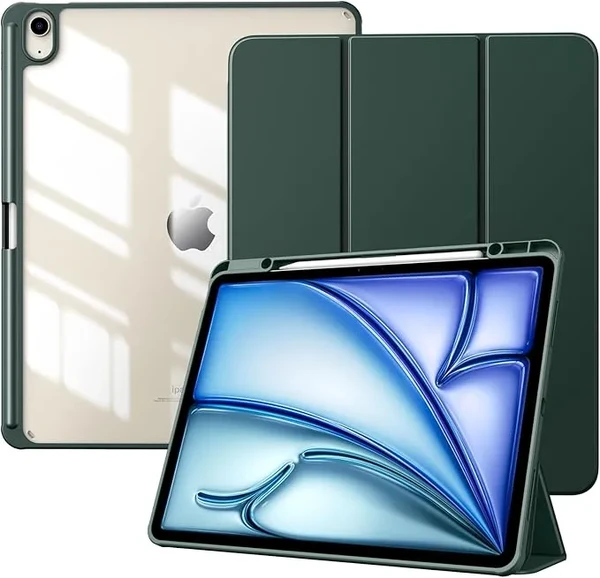 Чехол TiMOVO Slim Stand Protective Cover Midnight Green для iPad Air 13" M2 (2024)