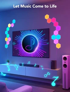 Світлодіодні панелі Govee Glide Hexa RGBIC, 10 шт - Фото 3