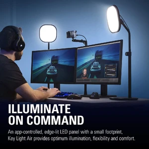 Настільна лампа для стрімінгу Elgato Key Light Air Black - Фото 4