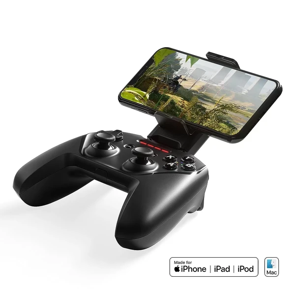 Бездротовий ігровий контролер (геймпад) SteelSeries Nimbus+ для iPhone | iPad | Apple TV, до 50 годин автономної роботи, з L3/R3