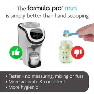 Машина для змішування дитячої суміші Baby Brezza Formula Pro Mini - White - Фото 5