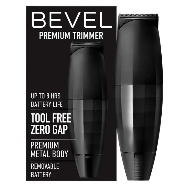 Мужской триммер для бороды и усов Bevel Premium Trimmer Black Edition