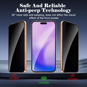Захисне скло CeiLarv Privacy Screen Protector для iPhone 17 Pro Max - Фото 4