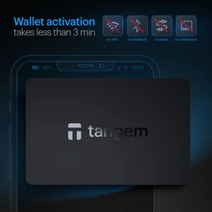 Набор кошельков, безопасное холодное хранение криптовалют TANGEM Wallet Черный, 3 шт - Фото 3