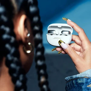 Беспроводные наушники открытого типа Bose Ultra Open Earbuds White Smoke - Фото 7