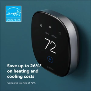 Розумний термостат з сенсором якості повітря ecobee Premium Black - Фото 7