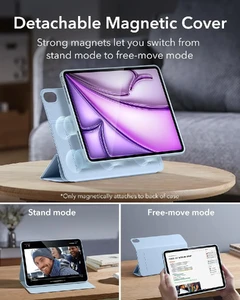 Магнітний чохол-книжка ESR Rebound Hybrid Case 360 ​​Light Blue для iPad Air 13" M2 (2024) - Фото 3