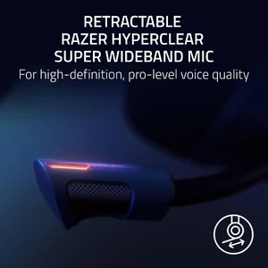 Бездротові ігрові навушники з OLED контролем Razer Kraken V4 Pro Black - Фото 8