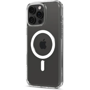 Прозрачный белый чехол Spigen Ultra Hybrid Mag для iPhone 16 Pro - Фото 4