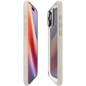 Прозрачный бежевый чехол Spigen Ultra Hybrid для iPhone 16 Pro - Фото 2