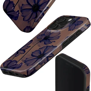 Чехол Burga Velvet Night Mag для iPhone 16 Pro, коричнево-синий - Фото 6