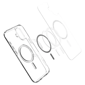 Прозорий білий чохол Spigen Ultra Hybrid Mag для iPhone 16 Plus - Фото 8