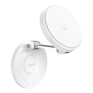 Магнітний MagSafe тримач для телефона Baseus MagPro Mount 180° White на липучці
