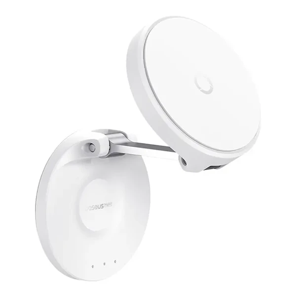 Магнітний MagSafe тримач для телефона Baseus MagPro Mount 180° White на липучці