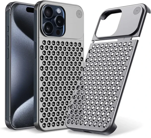 Алюмінієвий чохол Arae з тепловідведенням для iPhone 15 Pro