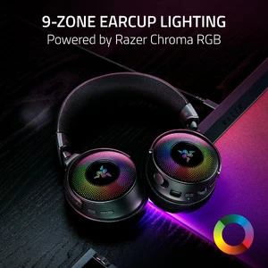Бездротові ігрові навушники з OLED контролем Razer Kraken V4 Pro Black - Фото 11