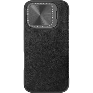 Чорний чохол з захистом камери Nillkin Qin для iPhone 16 Pro Max
