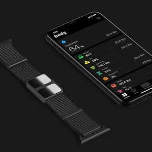 Ремешок AURA Strap Gray для Apple Watch 41mm | 40mm | 38mm - Фото 5