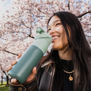 Умная бутылка для воды с УФ очисткой LARQ Bottle PureVis 2 Eucalyptus Green 680 мл - Фото 7
