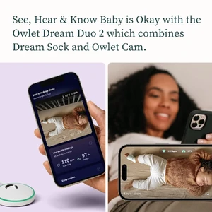 Умная радионяня Owlet Cam Smart Video Baby Monitor with Video Camera and Audio - Secure WiFi, 1080p Night Vision, Customize Cry, Sound and Motion Alerts, 2-Way Audio, Mounting kit - Фото 9