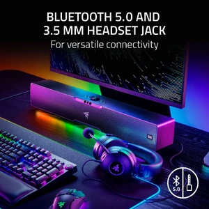 Ігрова звукова панель Razer Leviathan V2 Pro з сабвуфером та RGB, Black - Фото 9