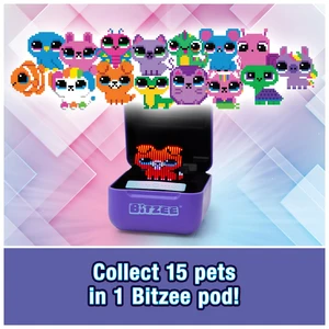 Интерактивная игрушка Bitzee Magicals с 15 виртуальными цифровыми героями, реагирует на ощупь - Фото 5