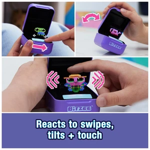 Интерактивная игрушка Bitzee Magicals с 15 виртуальными цифровыми героями, реагирует на ощупь - Фото 2