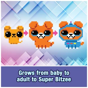 Интерактивная игрушка Bitzee Magicals с 15 виртуальными цифровыми героями, реагирует на ощупь - Фото 4