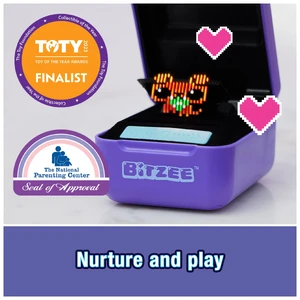 Интерактивная игрушка Bitzee Magicals с 15 виртуальными цифровыми героями, реагирует на ощупь - Фото 3