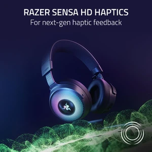 Бездротові ігрові навушники з OLED контролем Razer Kraken V4 Pro Black - Фото 6