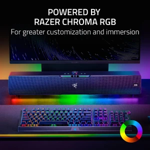 Ігрова звукова панель Razer Leviathan V2 Pro з сабвуфером та RGB, Black - Фото 8