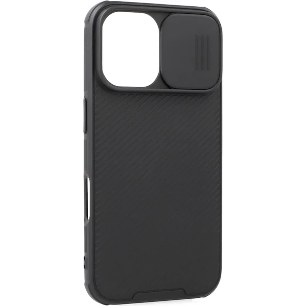 Чорний чохол з захистом камери Nillkin CamShield Pro для iPhone 16