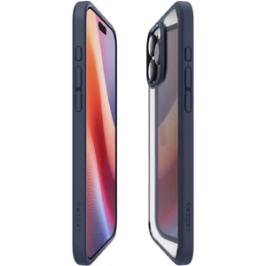 Прозорий синій чохол Spigen Ultra Hybrid для iPhone 16 Pro - Фото 2
