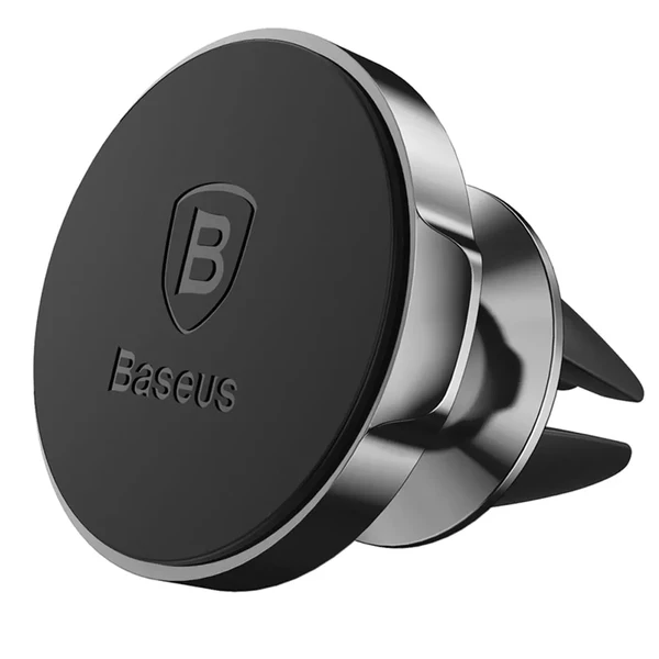 Магнитный автодержатель для iPhone/телефона на решетку | Baseus Small Ears Black