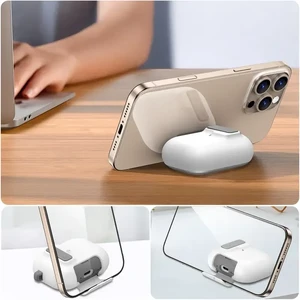 Чехол с замком и подставкой iLoungeMax Case with Stand Black для AirPods Pro 3 - Фото 2