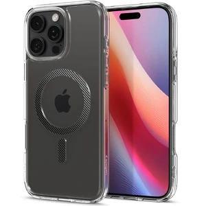 Прозрачный черный чехол Spigen Ultra Hybrid Mag для iPhone 16 Pro Max - Фото 7