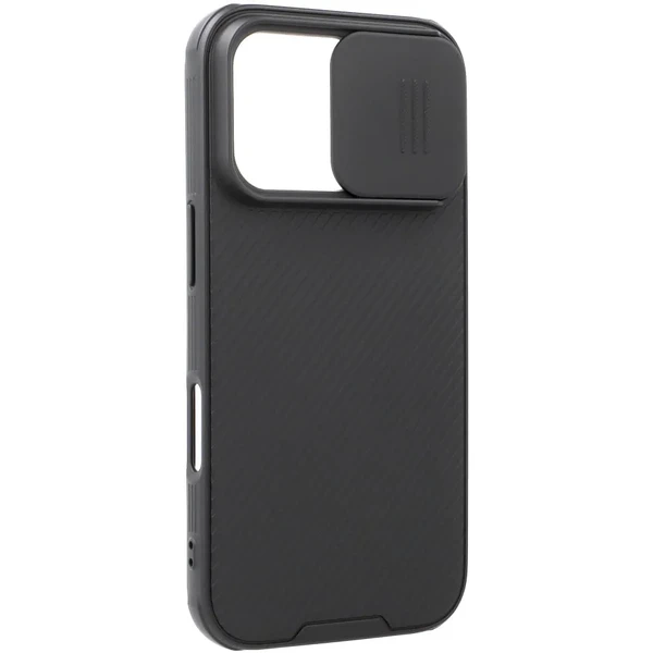 Чорний чохол з камерою Nillkin CamShield Pro для iPhone 16 Pro
