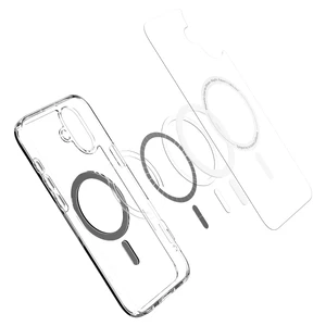 Прозорий чорний чохол Spigen Ultra Hybrid Mag для iPhone 16 Plus - Фото 8