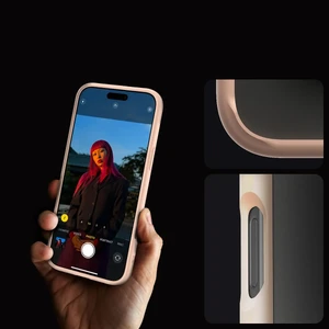 Прозрачный розовый чехол Spigen Ultra Hybrid для iPhone 16 Pro Max - Фото 6
