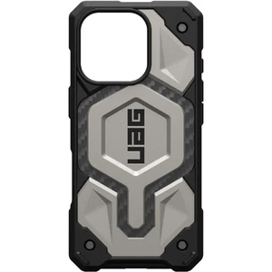 Черный чехол с углеродным волокном Urban Armor Gear Monarch Pro Mag для iPhone 16 Pro - Фото 2