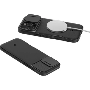 Чорний чохол Spigen Optik Armor Mag MagSafe для iPhone 16 Pro Max - Фото 6