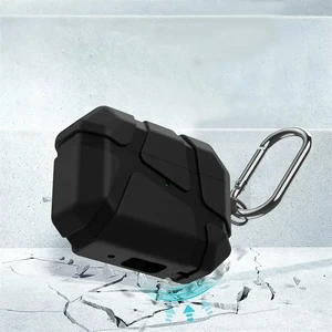 Чехол с карабином iLoungeMax Ultra Hybrid Case Black для AirPods Pro 3 - Фото 2